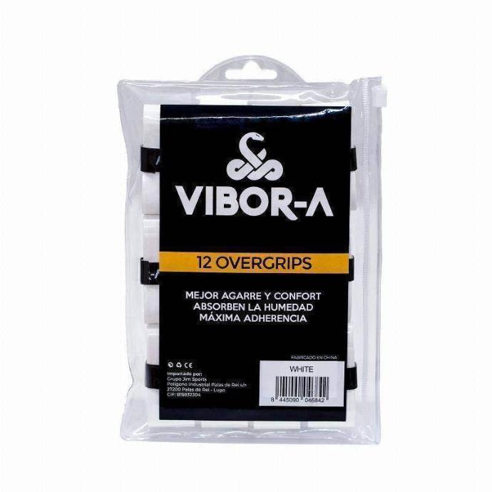 Vibora 12 Overgrips Blanc