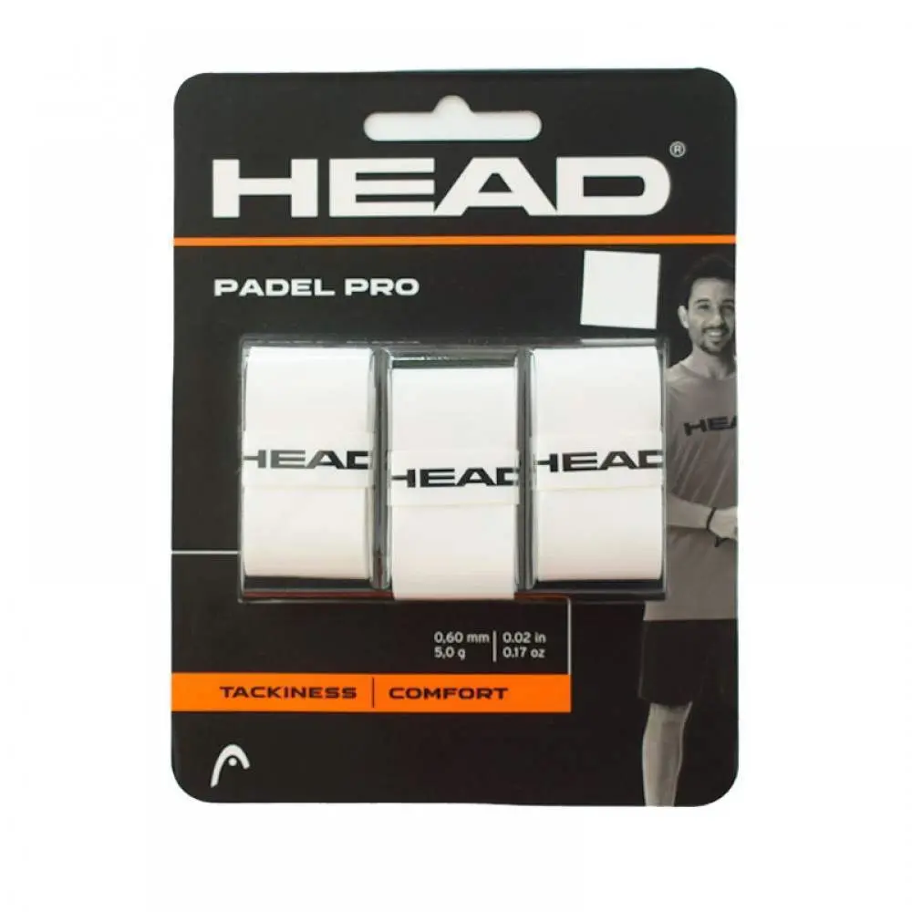 Head Padel Pro Blanc - 3 Unités