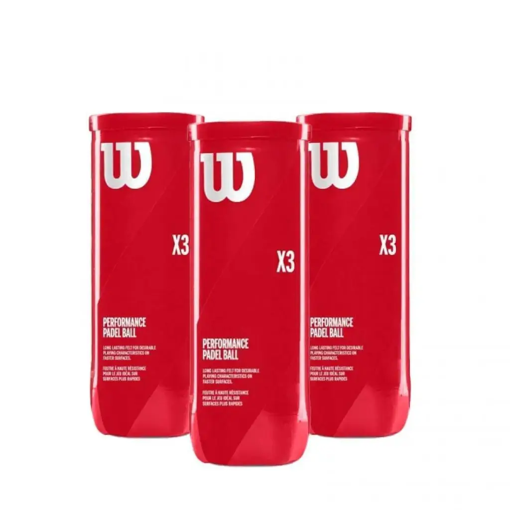 Wilson X3 - Pack de 3