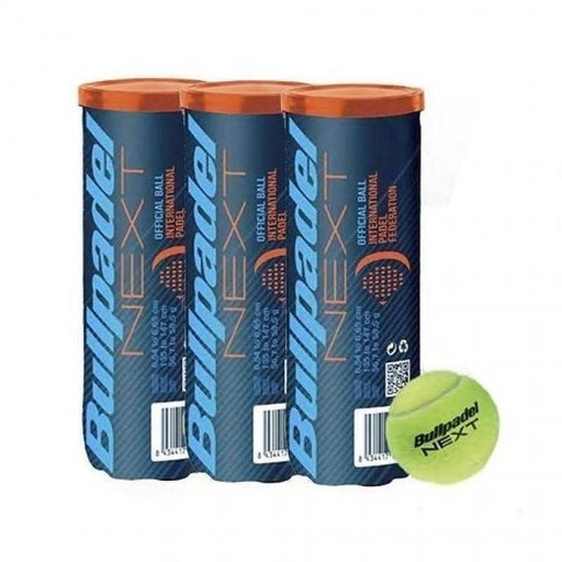 Bullpadel FIP Next - Pack de 3 tubes