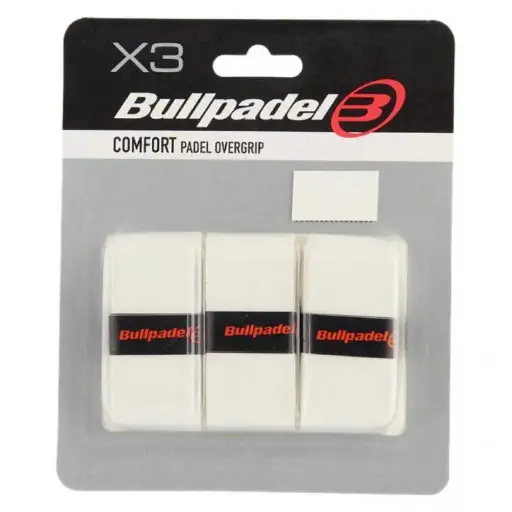 Bullpadel 3 Overgrips GB1603 Comfort Blanc