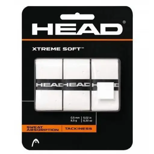 Head Xtreme Soft Blanc - 3 Overgrips